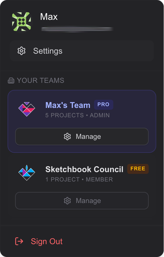 User Panel