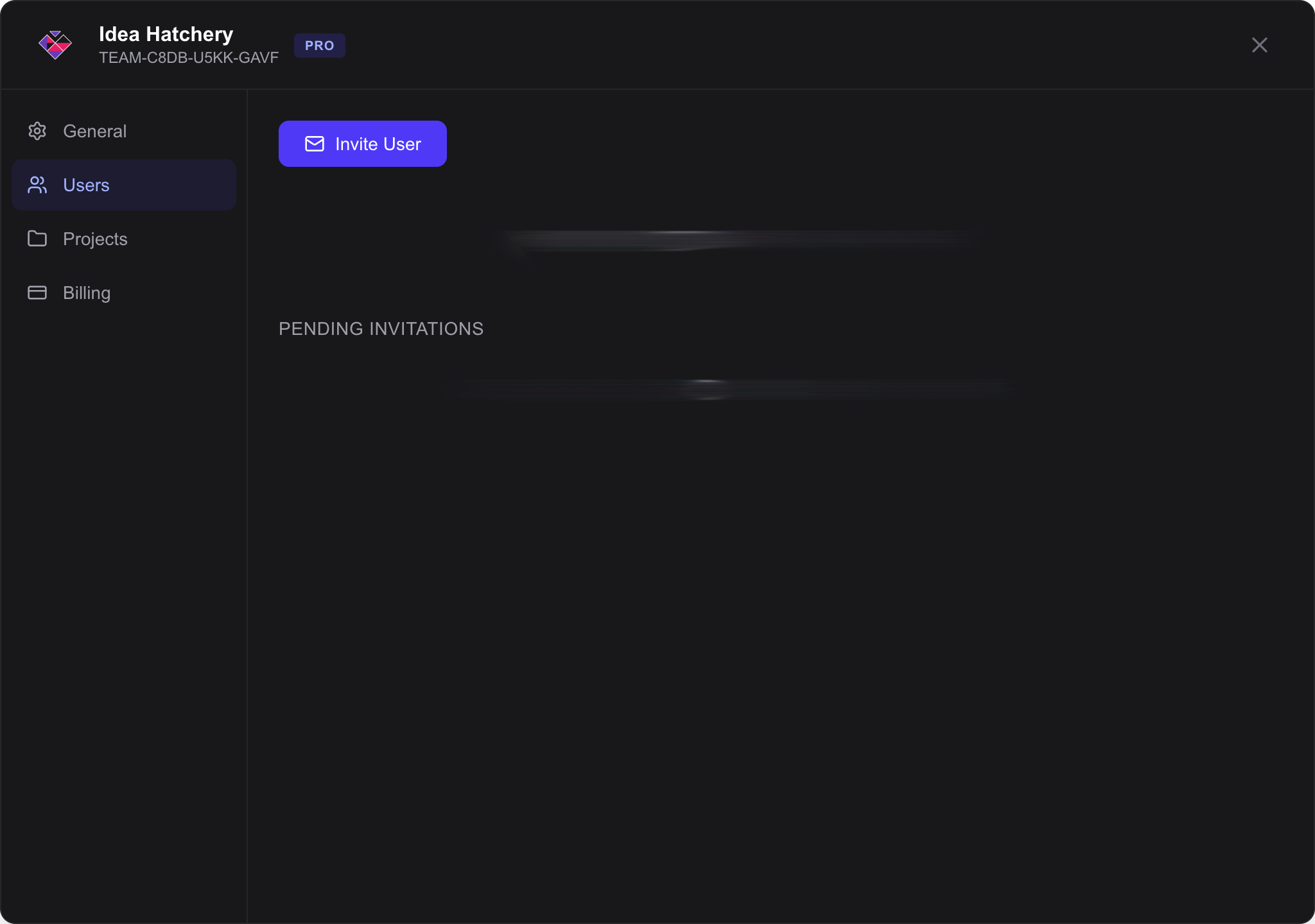 Users Tab